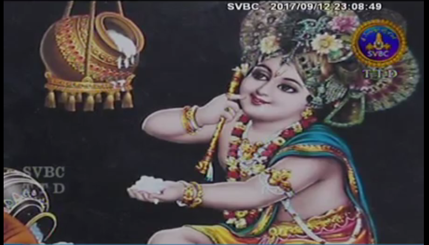 krishna butter stealing